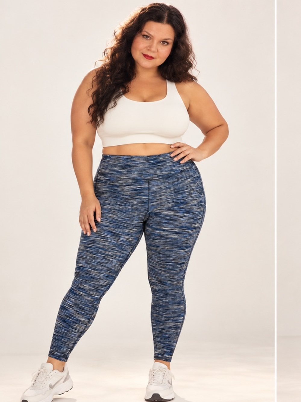 RBX Blue Space-Dye Kids Leggings